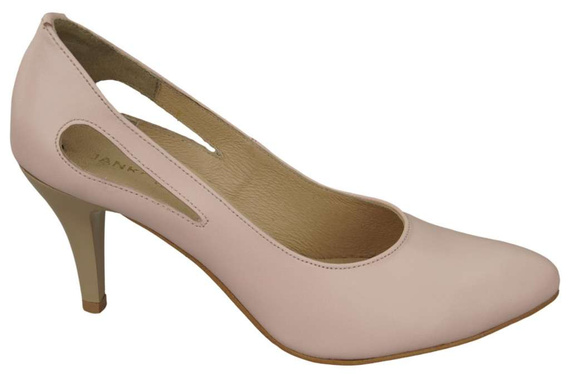 Damenschuhe Pumps Rosa Puder Naturleder 166 ElitaBut