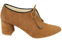 Damenschuhe Karamellschuhe, natürliches Veloursleder 183 ElitaBut