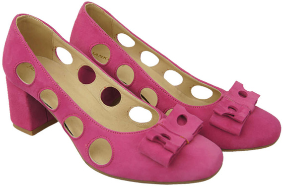Damenschuhe Fuchsia Pumps Natürliches Wildleder 182 ElitaBut