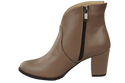 Damen-Winterstiefel, Naturleder, Cappuccino 152, von ElitaBut