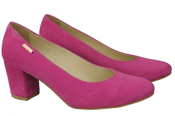 Damenschuhe Pumps Fuchsia Naturleder Wildleder 125 ElitaBut