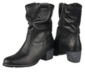 Damenstiefeletten, Naturleder, Schwarz 792 ElitaBut