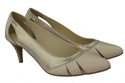 Damenschuhe Pumps Beige-Gold Naturleder 995 ElitaBut
