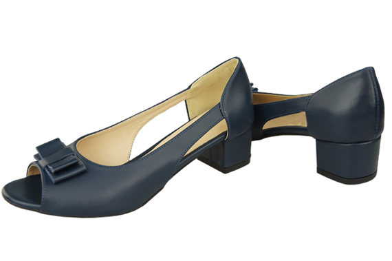 Damenschuhe Sandalen Marineblau Naturleder 145 ElitaBut