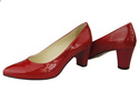 Damenschuhe Pumps Naturleder Roter Lack 974 ElitaBut