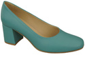 Damenschuhe Pumps Naturleder 171 Türkis ElitaBut