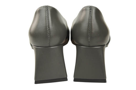 Damen Pumps Graphit Echtleder Spitz Zehen Absatz ElitaBut 221