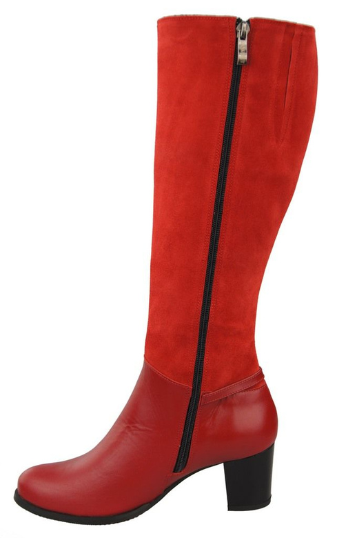 Schuhe Damenstiefel, Naturleder 101 Red ElitaBut