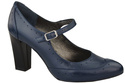 Damenschuhe Pumps, Naturleder, Marineblau 958 ElitaBut