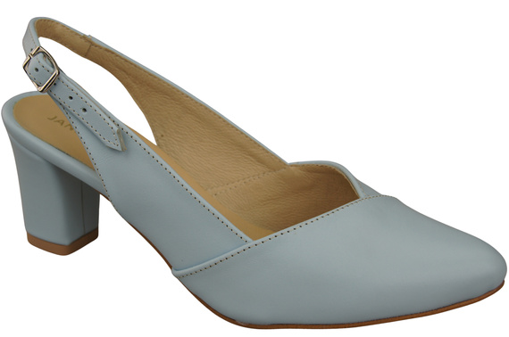 Damen Footwear Hellblau Stiletto Sandalen Natural Leder 217 ElitaBut