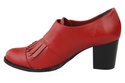 Damenschuhe, Naturleder, Rot 985 ElitaBut
