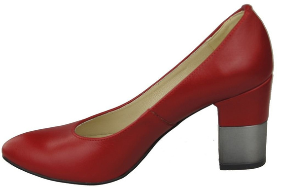 Damenschuhe Rote Pumps, Naturleder 144 ElitaBut