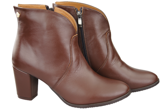 Damenstiefel Frühling/Herbst Naturleder Braun 152 L ElitaBut