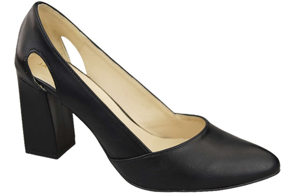Damenschuhe Pumps Schwarz Naturleder 184 ElitaBut