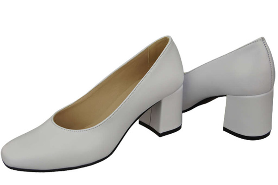 Damenschuhe Pumps Naturleder 171 Weiß ElitaBut