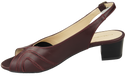 Damenschuhe Sandalen, Naturleder, Burgund 991 ElitaBut