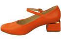 Damenschuhe Orange Riemchenpumps Naturleder 202 ElitaBut