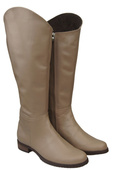 Schuhe Damenstiefel Stiefel, Naturleder 124 Cappuccino ElitaBut