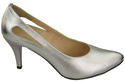 Damenschuhe Silber Pumps Naturleder 166 ElitaBut