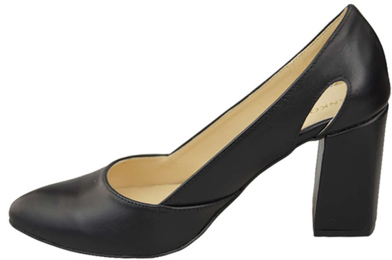 Damenschuhe Pumps Schwarz Naturleder 184 ElitaBut