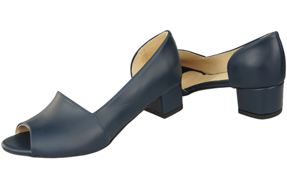 Damenschuhe Sandalen Marineblau Naturleder 147 ElitaBut