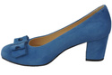 Damenschuhe Pumps Blau, natürliches Wildleder 163 ElitaBut