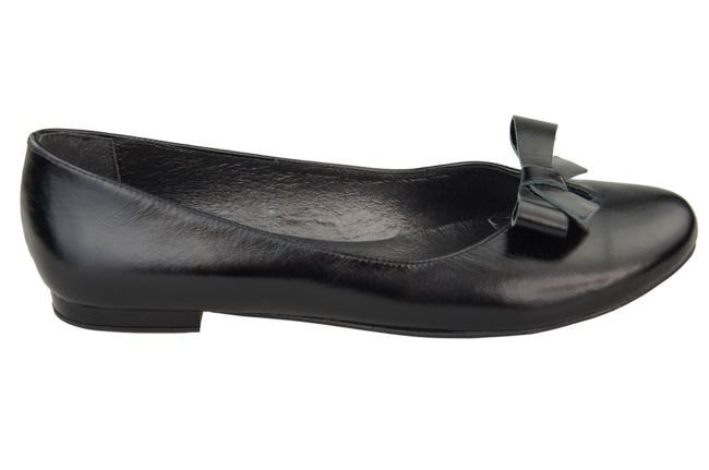 Damen Ballerinas Schwarz Lack Naturleder 998 ElitaBut