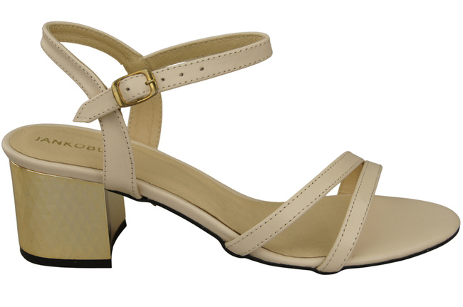 Damenschuhe Beige Naturleder 197 Sandalen, die den Fuß sinnlich enthüllen ElitaBut