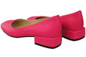 Bequeme Frauen Schuhe Neon Rosa Flats Natural Leder 204 ElitaBut