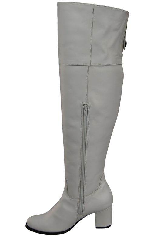 Footwear Overknee-Stiefel für Damen, Naturleder 190, Weiß ElitaBut