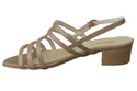 Damenschuhe Sandalen Flacher Absatz Cappuccino 622 ElitaBut