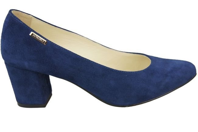Damenschuhe Pumps Marineblau Naturleder Wildleder 106 ElitaBut