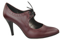 Damenschuhe Pumps Naturleder Burgund 553 ElitaBut