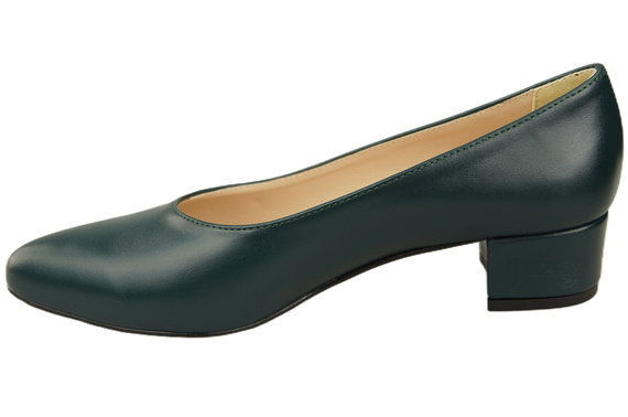Damen Pumps Malachit mit niedrigem Absatz zeitlose Eleganz und Komfort 220 ElitaBut