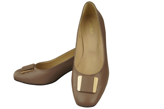 Damenschuhe Pumps Naturleder 187 Cappuccino Dark ElitaBut