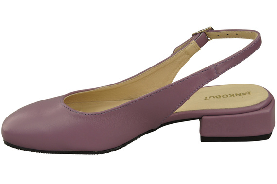 Damen Schuhe Sandalen Lilienfarben Flacher Absatz Naturleder 206 ElitaBut