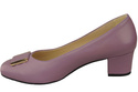 Damenschuhe Pumps Naturleder 187 Lila ElitaBut