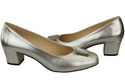 Damenschuhe Pumps Naturleder 187 Silber ElitaBut