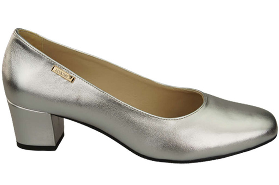 Damenschuhe Pumps Naturleder 172 Silber ElitaBut