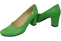 Klassische Damen Limette Leder Mandel Nase Pumps 201 ElitaBut