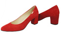 Damenschuhe Pumps Rot Naturleder Wildleder 106 ElitaBut