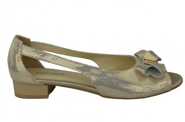 Schuhe Damen Sandalen Gold Naturleder 994 ElitaBut