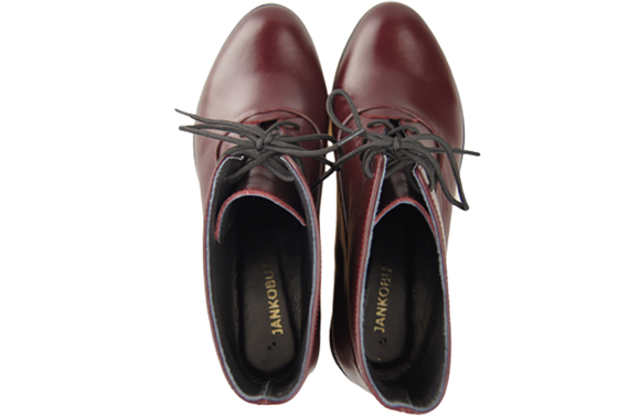 Damenschuhe Frühling/Herbst Naturleder Burgund 155 L ElitaBut