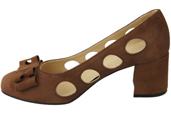 Damenschuhe Pumps Braun Natürliches Wildleder 182 ElitaBut