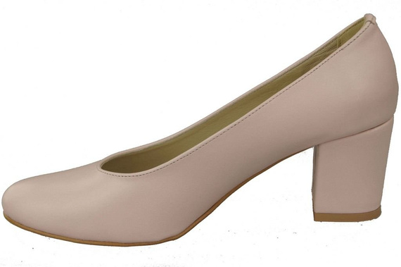 Damenschuhe Pumps Rosa Puder Naturnarbenleder 125 ElitaBut