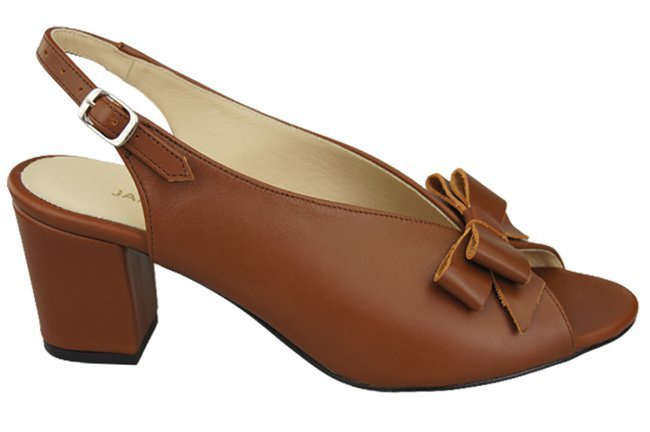 Damenschuhe Sandalen Braun, Naturnarbenleder, 148 L ElitaBut