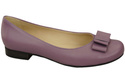Damen Ballerinas Naturleder Lila 702 ElitaBut