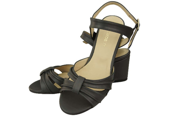 Damenschuhe Graphite Sandalen, Naturleder 168 ElitaBut