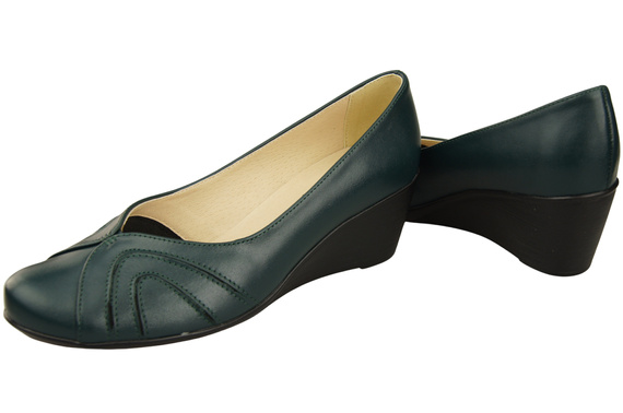 Damen Schwarz Naturleder Gestiefelte Malachit 828 ElitaBut