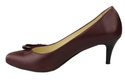 Damenschuhe Pumps Naturleder Burgund 989 ElitaBut